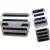 APKOKGNPNC Per Chery Per Omoda 5 C5 FX 2022 2023 2024 2025 Pedali Acceleratore Freno Gas Auto In Alluminio Copri Cuscinetti Antiscivolo Auto Poggiapiedi Pedale(Silver)