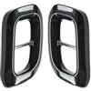 VNRQJLSN per Mercedes per Benz GLE Serie 2020 2021 2022 2023 2024 W167 Inox Tail Throat Tubo di Scarico Marmitta Punta Copertura Trim AMG 2 Pezzi (Pictorial)
