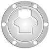 AZgraphishop PROTEZIONE TAPPO BENZINA R 1150 R GP-290(M) (White)