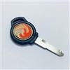 Generica CHIAVE VUOTA COMPLETA DI LOGO RE 1 PC. COMPATIBILE CON LA ROYAL ENFIELD BULLET MOTORCYCLE - HKT-IT