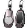 HIBEYO Custodia in pelle per chiavi auto Compatibile con Leapmotor C01 T03 S01 C11 Telecomando Fob Copertura portachiavi Custodia per chiavi Protezione Custodia per portachiavi - Nero
