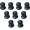 Generic 60 pezzi copridadi ruota LUNGHI da 32mm cappucci in plastica nera adatti per camion rimorchio autobus camion auto veicolo LKW