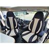 BREMER SITZBEZÜGE Set di 2 coprisedili per piloti compatibili con camper Hymer Ducato Camper | Set di 2 coprisedili con braccioli di colore nero/beige | WPL410