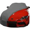 Star Cover telo copriauto da interno compatibile con Toyota Supra MK5 con tasche per gli specchietti Grigio GARAGECOVER Vestibilità perfetta e cover su misura
