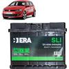 Generico Batteria 60Ah per Volkswagen Polo V 1.2 1.4 1.6 TDI gasolio 2009+