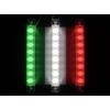 Generico LUCI INGOMBRO 9 LED 12/24 PER CAMION CAMPER RIMORCHIO VOLTIMETRO E CICALINO (BANDIERA LED ITALIANA LED)