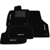 Generico Tappetini compatibili con Seat Leon 5F 2012-2020, ricamo sport kit tappetini auto personalizzati, set tappeti in moquette, tappeto auto