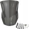 Njprmbq Moto paravento Accessori Moto Parabrezza Deflettori Per CRF300L CRF 300 L 2021-2023 Deflettore Protettore Parabrezza Spoiler(Smoke)