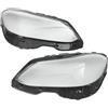 Generico Coppia Faro Copriobiettivo Paralume Trasparente Per Mercedes Per Benz Classe E W212 E200 E260 E280 E300 E350 2014-2016 Fari Anteriori Auto