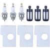 Adefol Filtro del carburante dell'aria Candela di accensione Kit Ricambi per Stihl 017, 017C, 018, 018C, MS170, MS170C, MS180-1130 124 0800