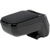 rati ARMSTER 2 Bracciolo specifico, nero per Ford Ka+ (2016-), con vano portaoggetti e pieghevole