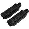 Desiumite Pedane per passeggero posteriore per moto CB500F / CBR500R / CB500X / CB400X / CBR250R / CB300F / CB250 Jade & Hornet - Alluminio + gomma, Bla