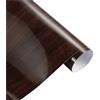 GBSONGJIN Pellicola Wrapping Auto,Wrapping Pellicola 10/30 * 100 cm di legno lucido grano in PVC Pellicola in vinile Vinyl Car Auto Decorazione interna Autoadesivo Wrap Impermeabile Grano Texture Accessori Deca