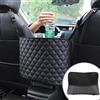 SHENGZE Car Handbag Holder,Car Net Pocket Handbag Holder,Driver Storage Netting Pouch,Purse Storage & Pocket, Seat Back Net Bag, Handbag Holder Between The Two Seats of The Car