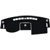 BERTDCX Antiscivolo Copertura Completa Tappetino Protettivo Per Cruscotto Auto In Pelle E Fibra Di Carbonio Parasole Per Land Rover Freelander 2 LR2 2007-2014(Black Red)