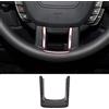 Diyucar Rivestimento adesivo per volante in plastica ABS, forma a U, accessori auto per LR Range Rover Evoque 2012-2018