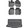 M MOTOS MOTOS Set di tappetini in gomma e tappetini per il bagagliaio per Honda Jazz V GR 2020-2023 Migliorate il vostro comfort di viaggio con il tappetino antiscivolo per auto - tappetino per auto per tutte