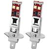 Ruiandsion H1 LED Luci Fendinebbia Blu Ghiaccio Super Luminose 10-30V 3030 6SMD per Auto (Confezione da 2)