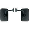 MelTruck® 2 specchietti retrovisori esterni 250 x 165 E20 ø10 - 28 e supporto specchio per trattori NEW HOLLAND