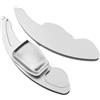 UEGVJIAS Kit Paddle Shift Compatibile con Seat per Leon 2009-2012 Adesivi per cambio cambio estensibili per volante auto(Silver)