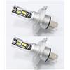 Generico Kit Full LED H4 BILUCE COMPATIBILE con FIAT PANDA tutti i modelli prodotte dal 1986 in poi Luci ANABBAGLANTI + ABBAGLIANTI CANbus 6500K - 4800 LUMEN - LED F35 H4