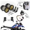 Smartbomb Kit faretti supplementari di profondità per BMW R1300GS Standard adventure 120w spot 12000lm + staffe tubolare + cablaggio centralina SBW2 SOTTOCHIAVE SMARTBOMB SB12P