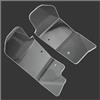 VNSMM Adatto per BMW R1150GS R1150GSA R 1150 GS R 1150 GSA R 1150GS 1150GSA Parabrezza Parabrezza Deflettore antivento Paramani(Clear)