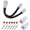 Trjgtas Kit splitter for presa di corrente for moto for Yamaha Tenere 700 Super Tenere Conector for caricatore USB GPS Luce ausiliaria Impugnatura riscaldata