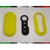 Car Passion COVER CHIAVE GUSCIO + TASTI TASTINI IN GOMMA COMPATIBILE CON FIAT 500 GRANDE PUNTO EVO BRAVO PANDA 500L LANCIA Y YPSILON MUSA DELTA SCOCCA GIALLO + Video Tutorial Esplicativo Per Il Montaggio