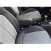 Drive Design Bracciolo portaoggetti compatibile con Punto e Grande Punto, Punto Evo in eco pelle nero - regolabile in lunghezza