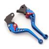 JMOLXURI Leva Freno Leve Frizione Per Piaggio Per NRG Per Liberty 125 Per Leader Per RST Per Liberty 50 4T Per RST Per PTT (E) CNC Scooter Leve Freno Anteriore Disco Posteriore Tamburo Moto Freno Frizione(Shor