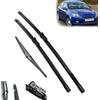 XQSSB per Fiat per Bravo 2007 2008 2009 2010 2011 2012 2013 Tergicristallo Anteriore Posteriore Spazzole Tergicristallo Set Parabrezza Parabrezza 24 +18 + 12 Tergicristallo