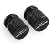 AHUTCYK Coprivalvole per motociclette Per Moto Guzzi V85tt V100 Mandello V7 Stone V85 V 9 Copristelo Coprivalvola Pneumatico In Lega Di Alluminio Airdust Accessori Moto CNC(Black)
