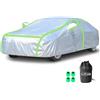 LLJPJXB Telo copriauto per Honda Civic Type R FL5 2023|4595 * 1890 * 1410mm|Telo Copriauto Impermeabile e Traspirante per Esterni-Protezione Integrale(Pioggia,Sole,Polvere)-Con Zip