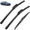 Autopixl Set spazzole tergicristallo anteriore e posteriore compatibile con Renault Megane Sport Tourer 3 2008-2016 parabrezza