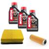 Generico Kit Tagliando 3lt Olio Compatibile con Motul 7100 10W50 + Filtro Olio + Filtro Aria Originali CF Moto 800MT