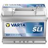 VARTA Automotive DYNAMIC SLI (D21) 12V 61Ah 600A - Batteria auto al piombo-acido per veicoli standard senza start-stop - Batteria di avviamento per fabbisogno energetico base - senza manutenzione