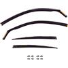 J&J AUTOMOTIVE Deflettori d'Aria per Renault Clio Grandtour 4 2012-2019, Set da 4 Pezzi, Nero Fumé Oscurato Heko