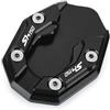 LMNMY Supporto per parcheggio Accessori Cavalletto Laterale Moto Per HONDA SH125 SH150 SH300 SH350 SH 125 300 150 350 I 2003 2024 2025(Black 2)