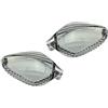 Lonrtesw Coperchio Indicatore di Direzione per Motocicletta Indicatore di Direzione per 300/500 Rebel NC700 NC750 S/X CTX700 Nero