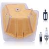 AUMEL Filtro Aria per STIHL MS270 MS280 Motosega, AUMEL Filtro dell'aria + Filtro dell'olio + Filtro Carburante + Candela Pezzi di Ricambio MS 270 C e MS 280 C Accessorio Kit Filtri