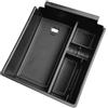Z.MYUKI】Tucson NX4 Bracciolo Vassoio Organizer per Hyundai Tucson 2020-2023 2024 AT Accessori Originali Console Centrale Portaoggetti (Nero)