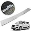 Chromemaster | Protezione paraurti Posteriore | Compatibile con Opel Combo dal 2019- | Acciaio INOX lucido/cromato | Protezione paraurti protegge la vernice del paraurti dai graffi
