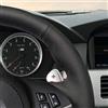MEWANT Coprivolante per auto in pelle sintetica nera per auto fai da te cucito a mano per E60 E61 (Touring) 530d E63 2003-2010 E64 2004-2010