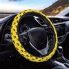 Generic Copristerzo Auto Paperella Gialla Divertente Facile Da Pulire Coprivolante Volante Antiscivolo Copri Volante Per Berlina Auto Uomo