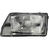 EASYSHOP24H Faro Fanale Proiettore Anteriore SX Sinistro Per Cinquecento 500 Sporting dal 1992 al 1999 Alogeno H4 Gruppo Ottico Luce Fanalino Regolazione Elettrica Parabola Nera