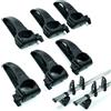 CHROMEMASTER Rhino - Fermi carico, 4 pz. Accessori per il portapacchi da tetto Rhino Kammbar Pro/Fleet e per la piattaforma da tetto KammRack; I fermi carico prevengono lo spostamento del carico lateralmente