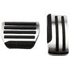 Oxektgb Auto Copri Pedali Per Nissan Per Teana Per Pathfinder Per Altima Per PATROL Y62 Per Juke Accessori Auto Acceleratore Freno Frizione Pedale copripedali manuali(AT 2PC)