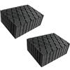 Drive Design Kit 2 Pezzi TAMPONI H80 mm. per Ponte Sollevatore - Tamponin Supporti, spessori in Gomma rettangolari 160x120x80 per Ponti sollevatori corghi ravaglioli omcn