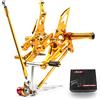 Konerstone (Versione 2.0) Pedane regolabili per CBR1000RR 2004-2007/CBR600RR 2006 2003-2005 Poggiapiedi Pedane Poggiapiedi Accessori CBR 1000 RR CBR 600 RR CBR 1000RR 600RR Nero (Oro)